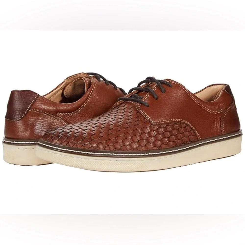 Johnston & Murphy Mcguffey Woven Plain Toe Sneakers - 25-3612 - Men’s Size 8.5 M